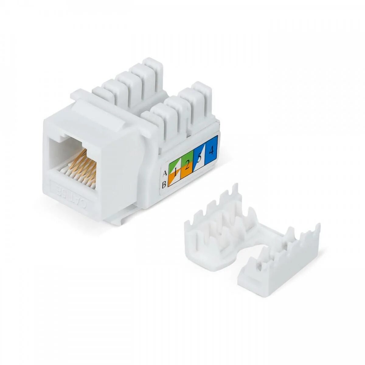 Розетка модуль rj45. Keystone jack cabeus rj-45. вставка keystone jack rj-45(8p8c), категория 6, 110 idc, белый. вставка keystone jack rj-45. розеточный модуль keystone cat.5e rj45110.
