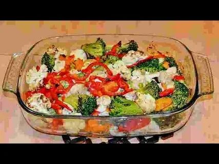 Куриное филе в духовке с овощами замороженными