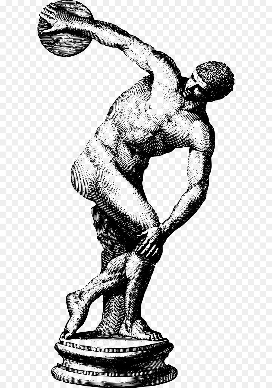 Дискобол скульптура древней Греции. Метатель диска в древней Греции.
