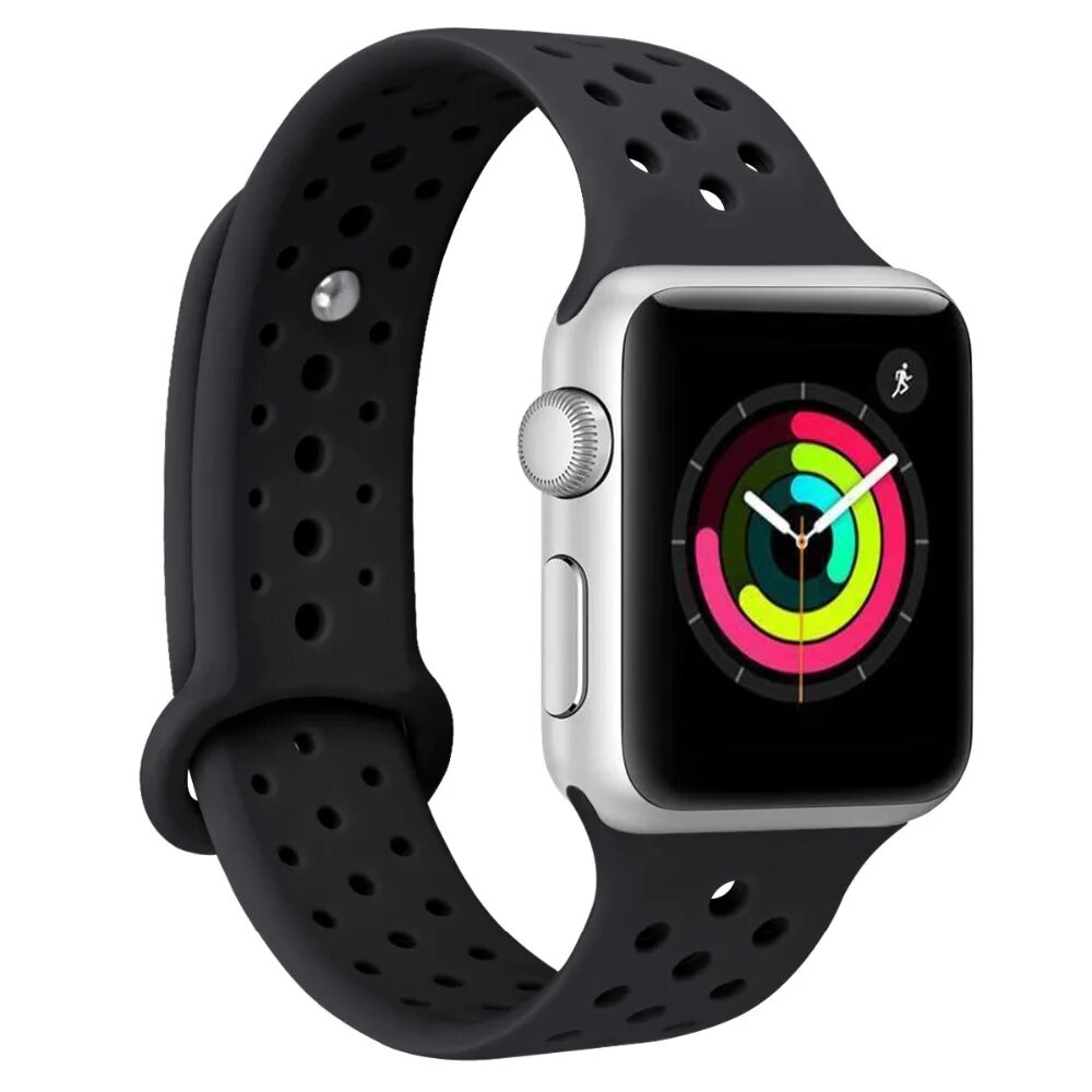 Ремешки для Apple IWATCH 3 42mm. Apple IWATCH 1 42mm. Черный силиконовый ремешок АПЛ вотч. Силиконовый ремешок на эпл вотч.