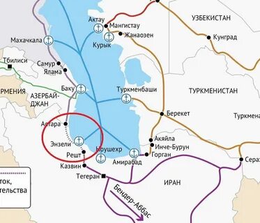 Порты ирана на каспийском море