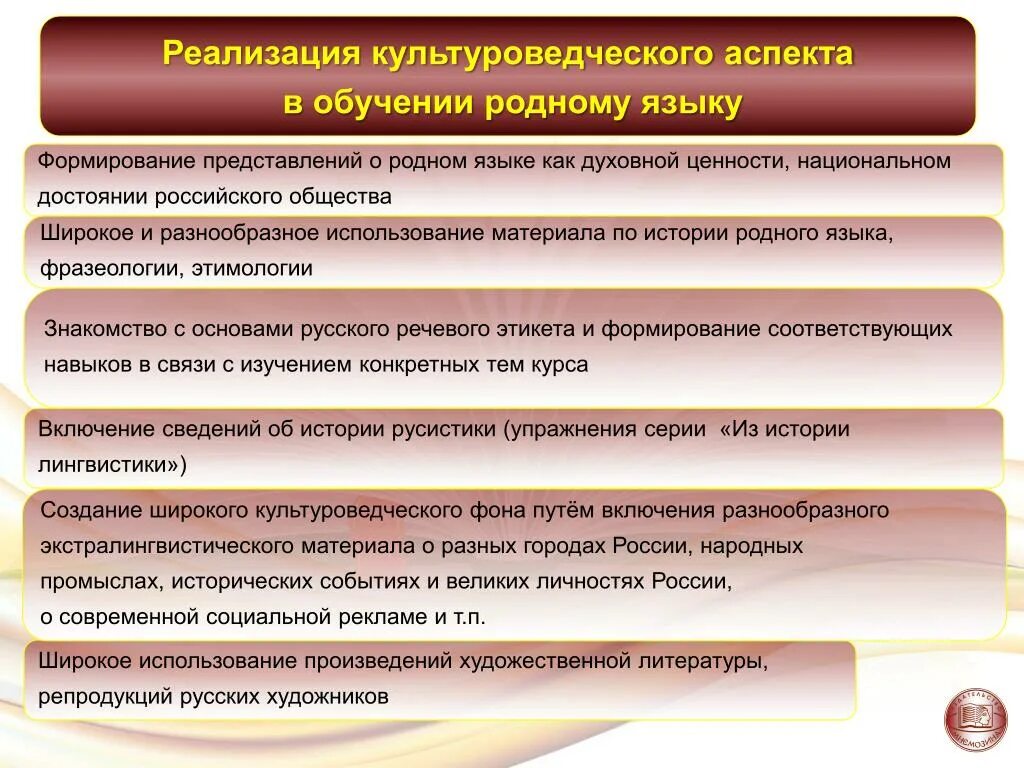 Особенности родного русского языка. Методы изучения родного языка. Основной подход в обучении русскому языку. Методы и приемы обучения родному языку. Роль родного языка в развитии