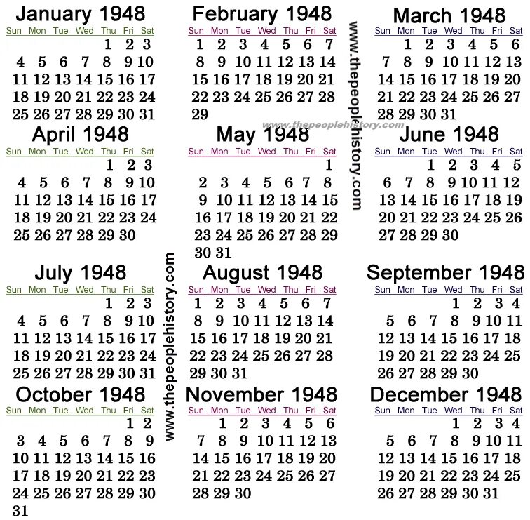 Календарь 1948 года. Календарики 1948 года. Календарь 1947 года. Календарь 1948 по месяцам. Календарики 1948 года.