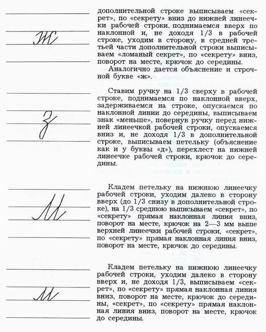 Название элементов прописных букв. Объяснение написания строчной буквы с. алгоритм написания строчной буквы м. алгоритм написания заглавной буквы м. объяснение написания строчной буквы е.