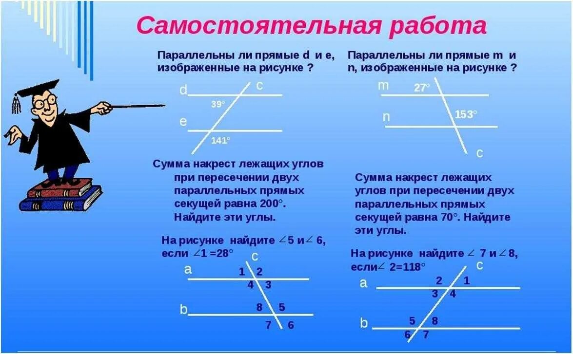 Урок по геометрии 7 класс параллельные прямые. Геометрия 7 класс Атанасян параллельные прямые. Параллельные прямые 7 класс. Параллельные прямые 7 класс геометрия. Задачи с параллельными прямыми.