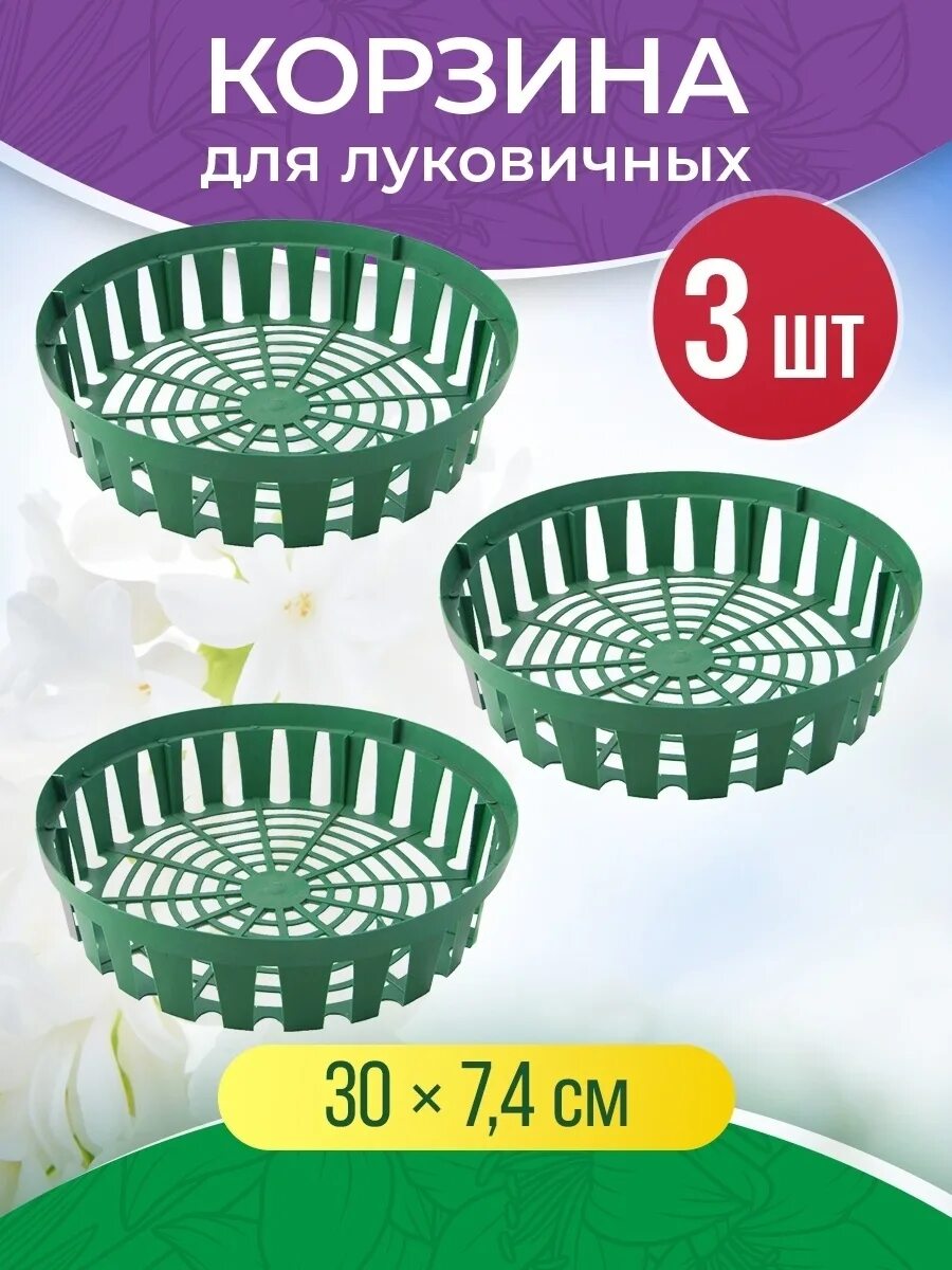 Корзины для посадки луковичных растений. Корзинка для луковичных круглая цветная 300х265х80мм кп х25. Посадка тюльпанов в корзины. Лотки для луковичных. Корзинка для луковичных овальная 30.