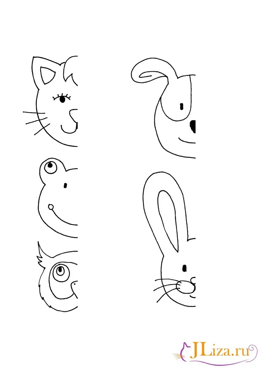Задание дорисуй рисунок. Задание дорисуй. Дорисовать вторую половину рисунка. Дорисовки для дошкольников. Дорисовка для детей.