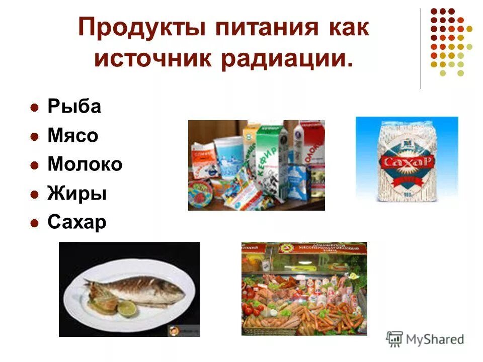 Радиоактивные продукты