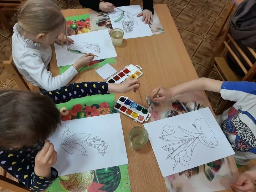 Рисование для детей. Рисование в старшей группе. Рисование в саду. Рисование в садике. Рисование средняя группа путешествие