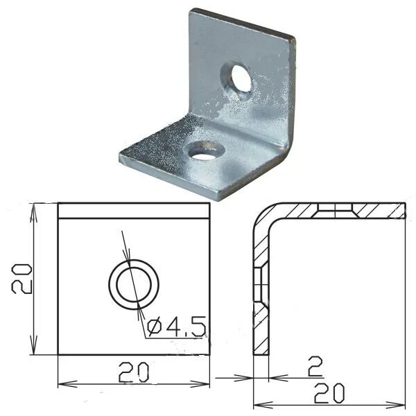 9 20 х 16. Уголок крепежный 20*20. Уголок крепежный 20х20х2 стальной. Уголок 20х20х2 стальной чертеж. Металлический крепежный уголок 20х20х2 стальной.