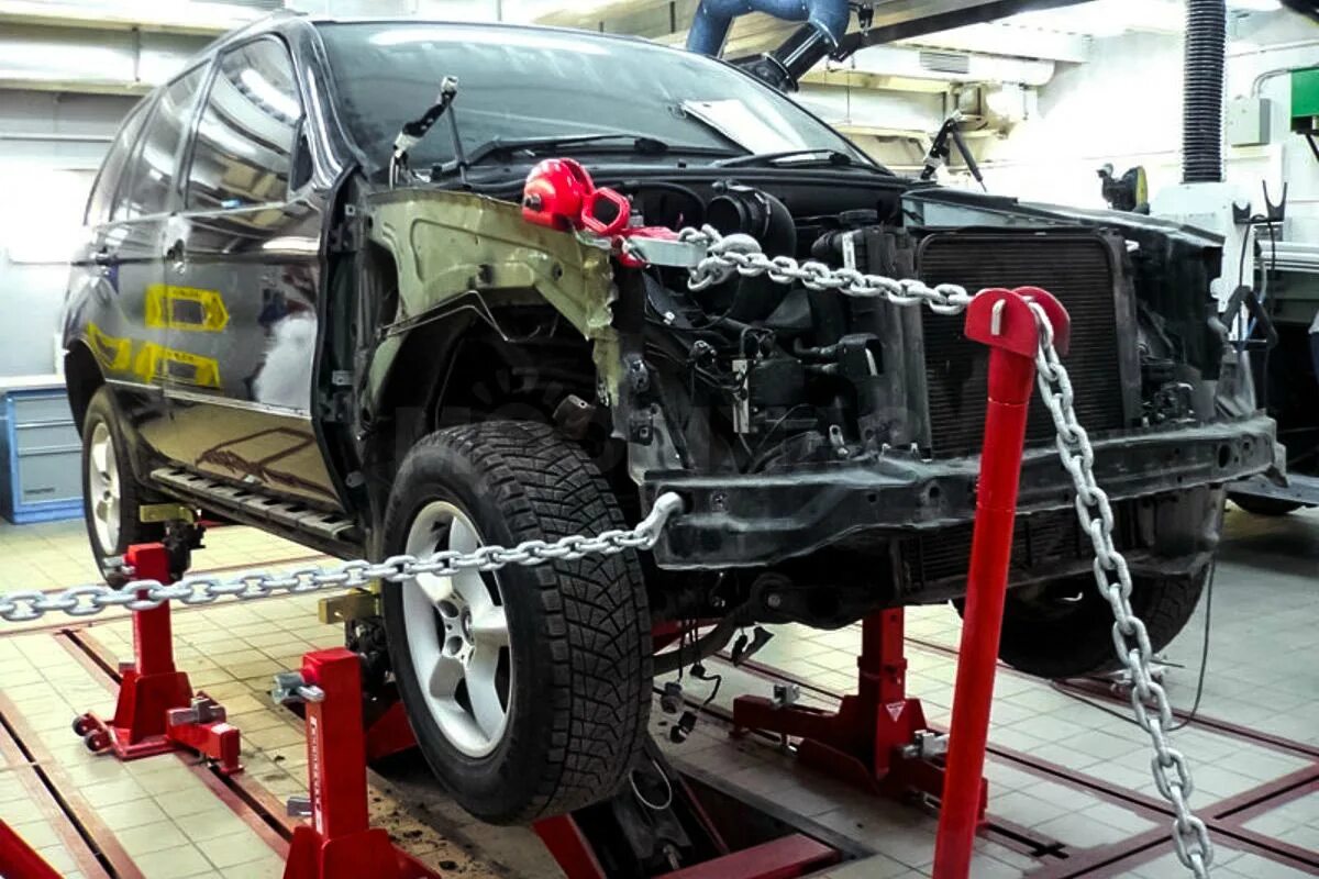 Восстановление геометрии кузова. Восстановление геометрии кузова. Восстановление геометрии кузова на стапеле. Стапель siver b-110. Восстановление кузова.