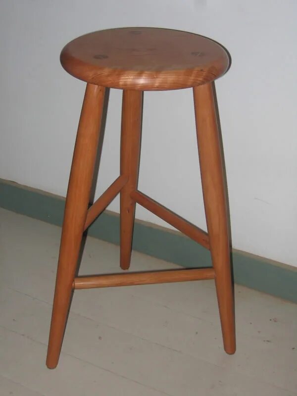 Three Leg Stool. Stool Leg Wood Joint. Barstool with 3 Legs. Work on a Stool. Chair legs