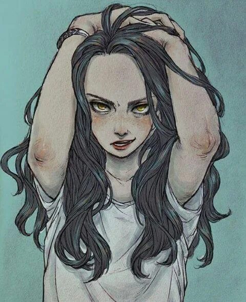 angela he Anime, Sleepy, Drawings
