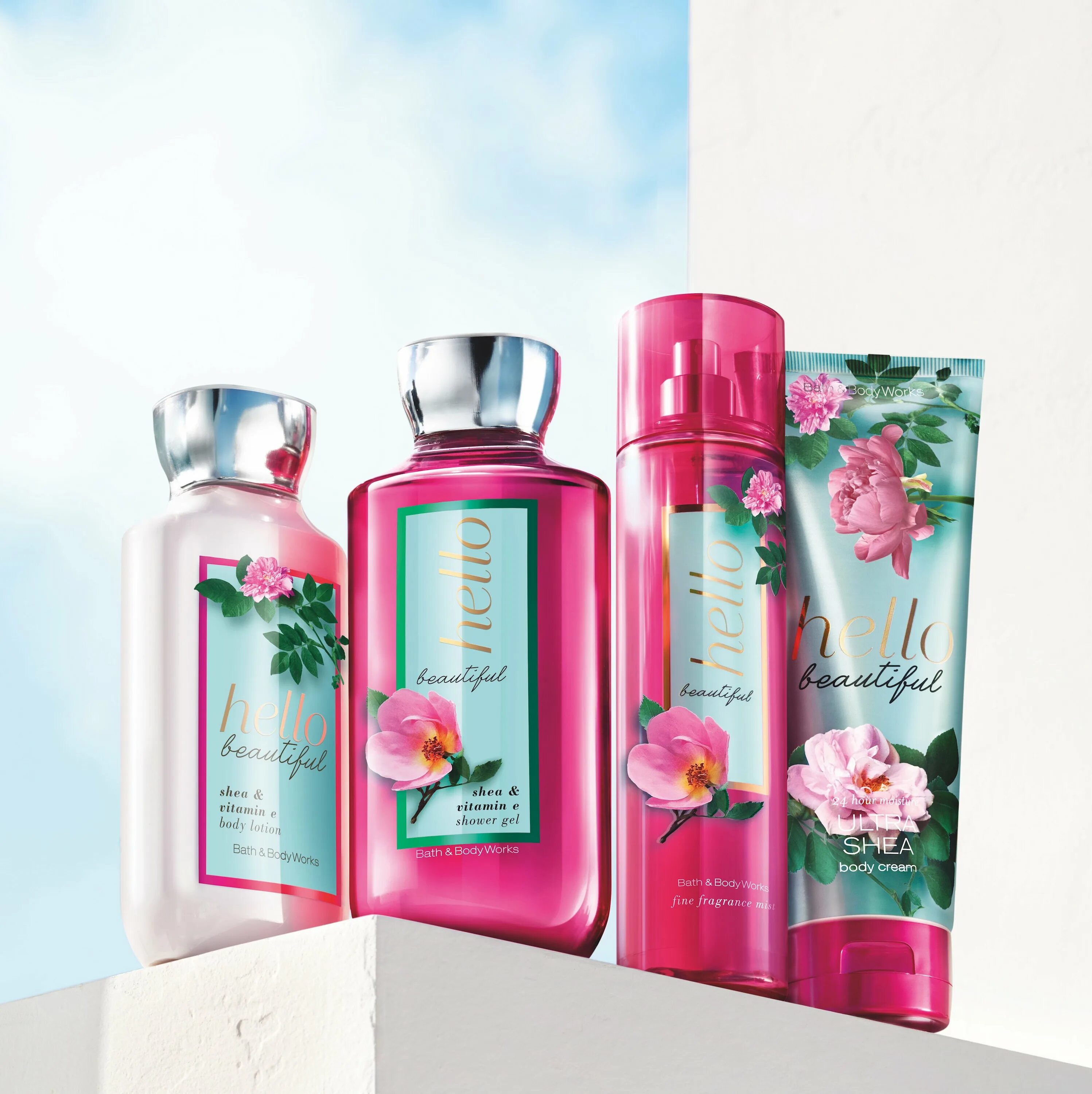 Косметика для тела. Bath and body works. Bath and body works лосьон hello beautiful. Bath and body works Shower Gel.