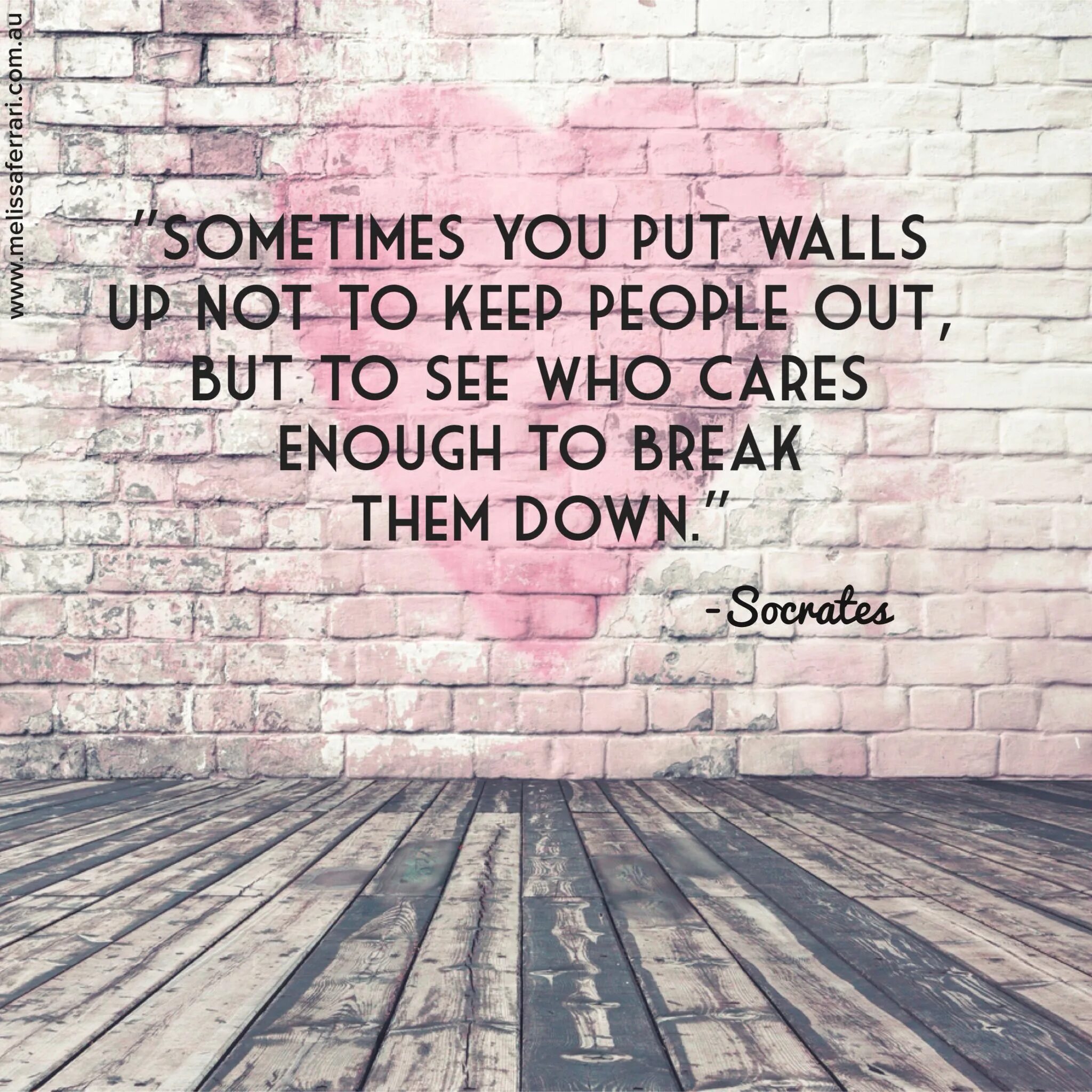 Put you up to this. Sometimes. Quotes on the Wall. Not keep to. Joda – Breaking down Walls.