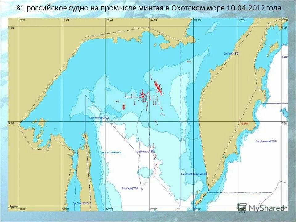 К каким морям относится охотское море. Территориальные воды Охотского моря. Экономическая зона России в Охотском море. Территориальные воды России карта Охотское море. Охотское море на карте.