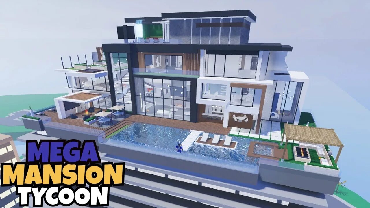 Mega mansion tycoon hunt. Пентхаус Mega Mansion Tycoon. Мега особняк в РОБЛОКС. РОБЛОКС Mega Mansion Tycoon. Mega Mansion Tycoon Roblox.