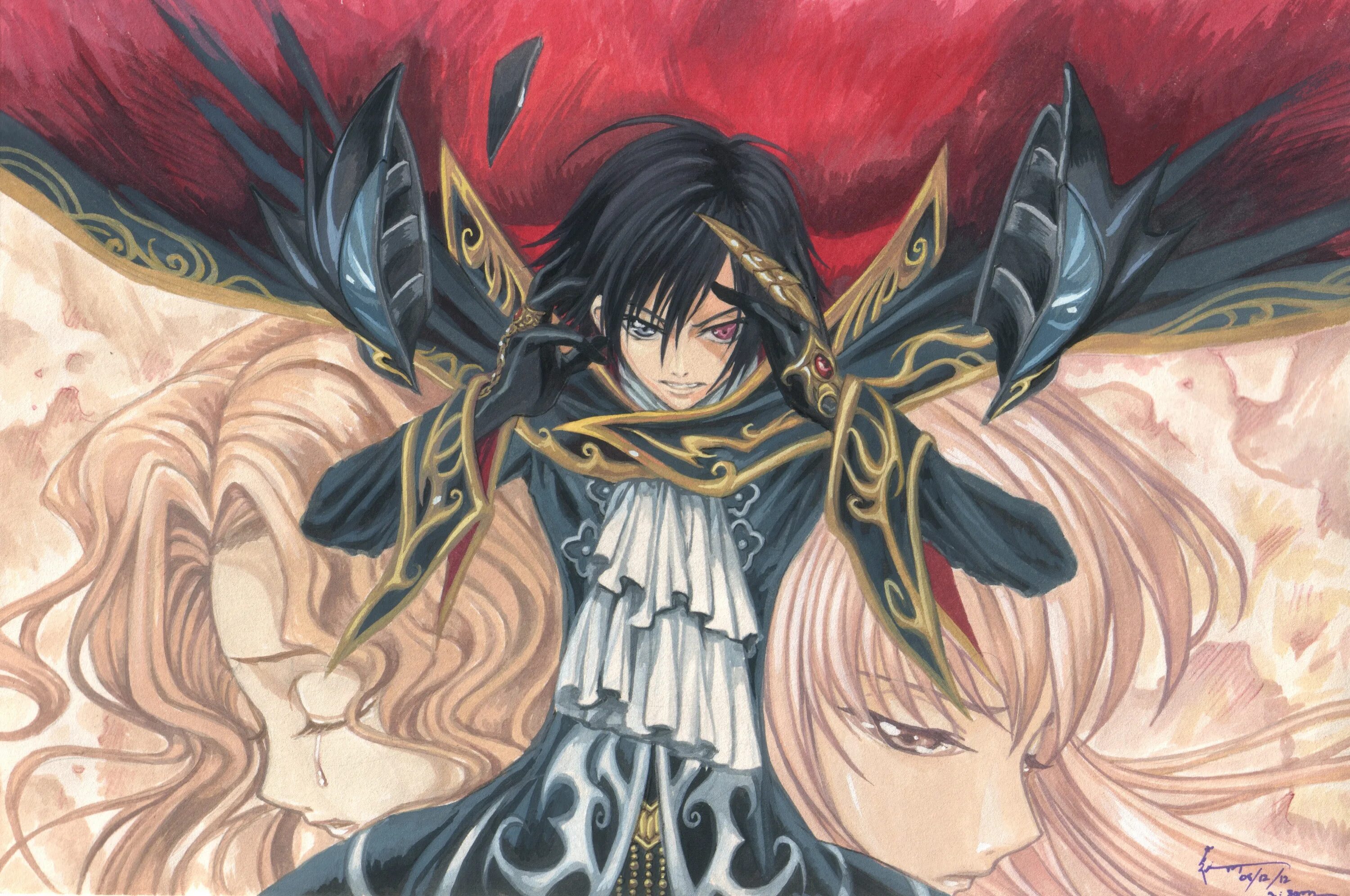 C and lelouch. C арт. Код арты. Код арты. Лелуш ламперуж.