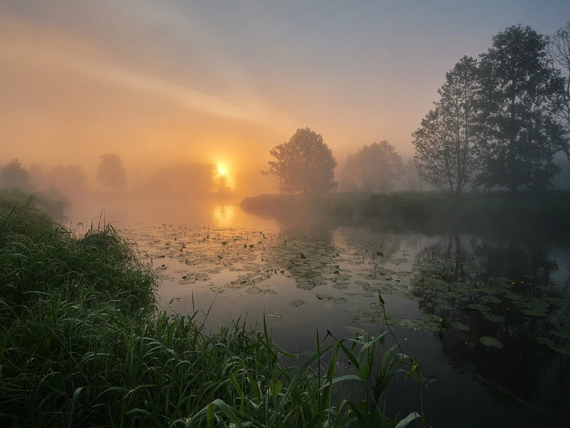 Турсунтский туман озеро. Утренний пейзаж деревня Герасимов. Туманное утро Фет. Туманное утро в Италии Айвазовский.