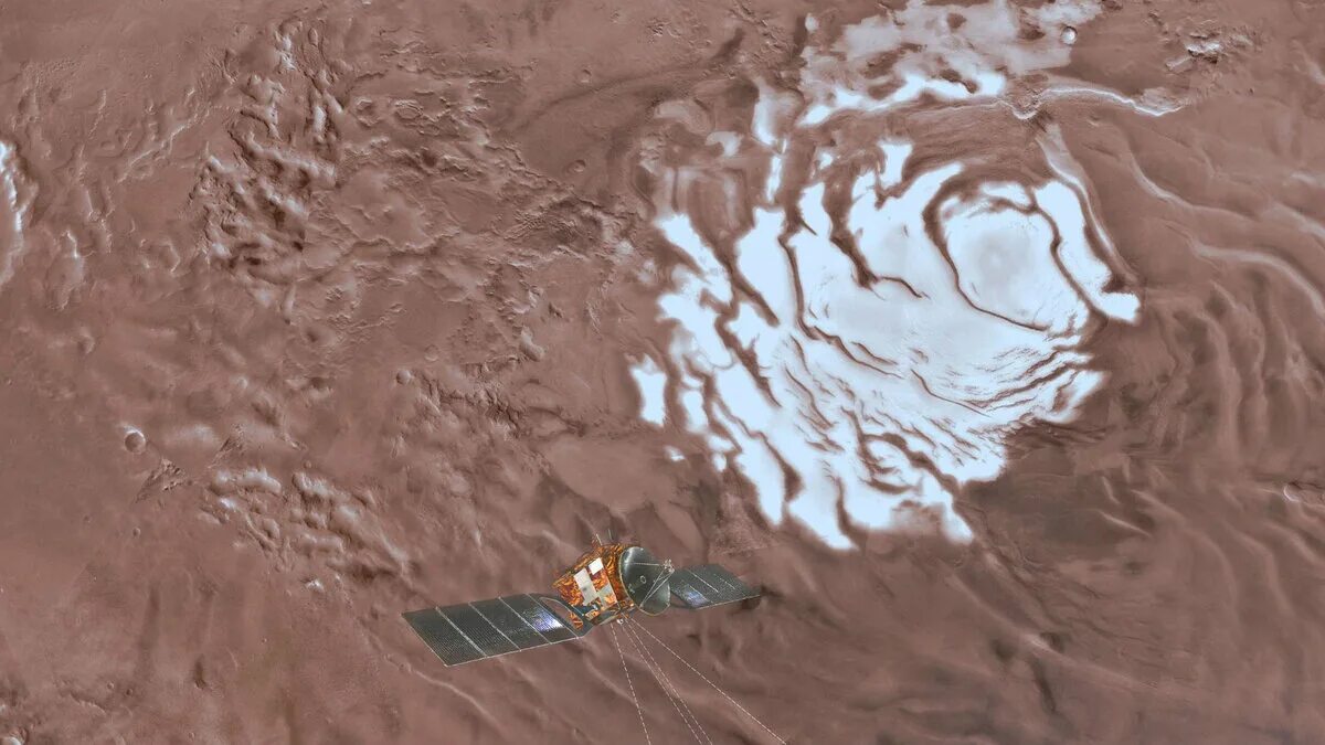 Вода на марсе фото