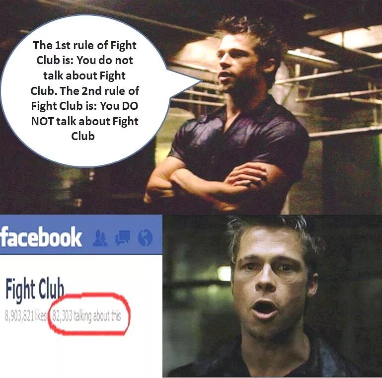 Rule 34 fight club. Первое правило бойцовского клуба. Бойцовский клуб первое правило клуба. Бойцовский клуб мемы. Первое и второе правило бойцовского клуба.