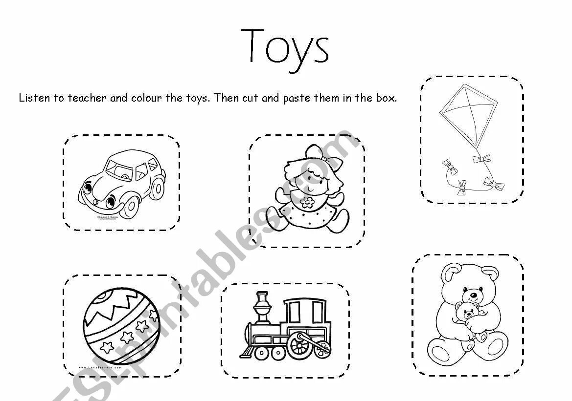 Toy Box Worksheet. Toys задания. Английский my Toys Worksheet. Задание Colour the Toys.