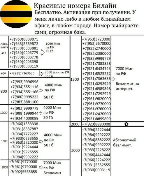 Мобильная связь 981 какой оператор. Номера мобильных операторов России Билайн. Коды цифр сотовых операторов. Коды оператора Билайн. Префиксы оператора Билайн.