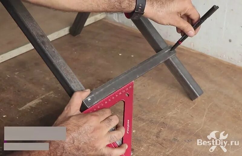 Складной из профтрубы. Складные ножки для стола из профильной трубы. Складной стул, avl - 1212nm. Складной из профтрубы. Складные ножки из профильной трубы.