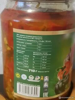 Перец маринованный калорийность