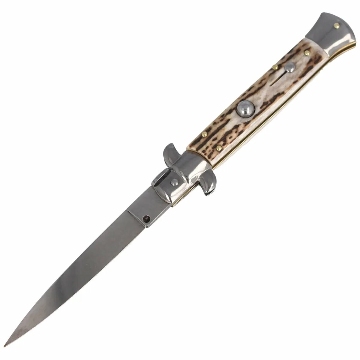 Нож выкидной стилет. Стилетто нож. Стилетто нож. 8. Fox traditional italian stiletto, cow horn 250/20cr.