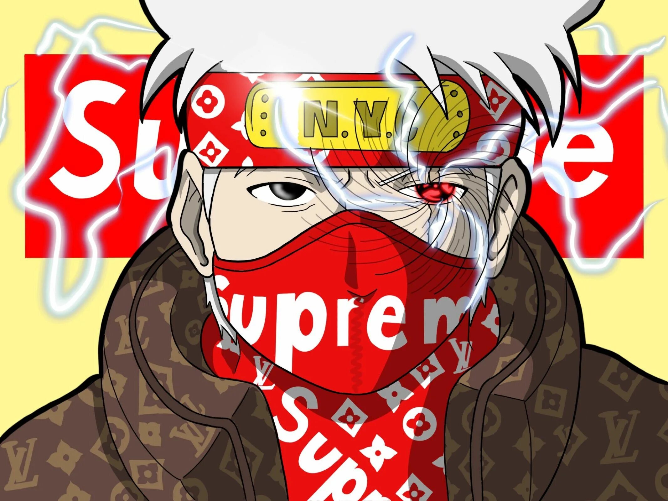 Какаси Supreme. Суприм арты. Авы дед для стандофф