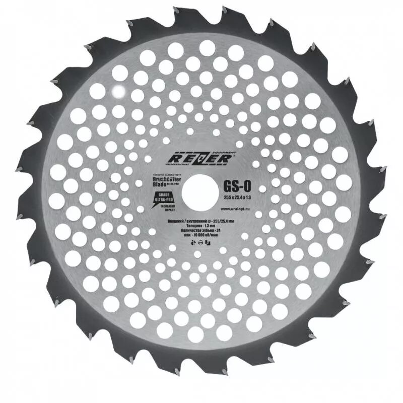 диск для триммера с победитовыми напайками. диск для триммера, карбидные режущие зубья 255х25,4х40т. диск 3t энергопром для триммера 255x25. 255х 25. 4*40т/.