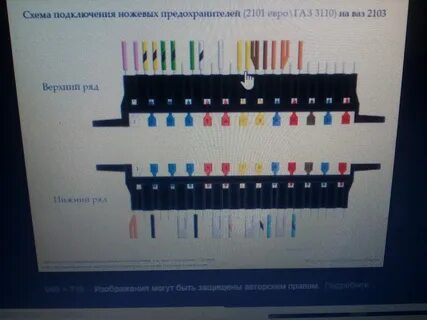 Схема евро предохранителей
