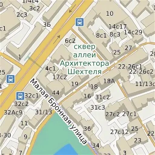 Трехпрудный переулок на карте москвы