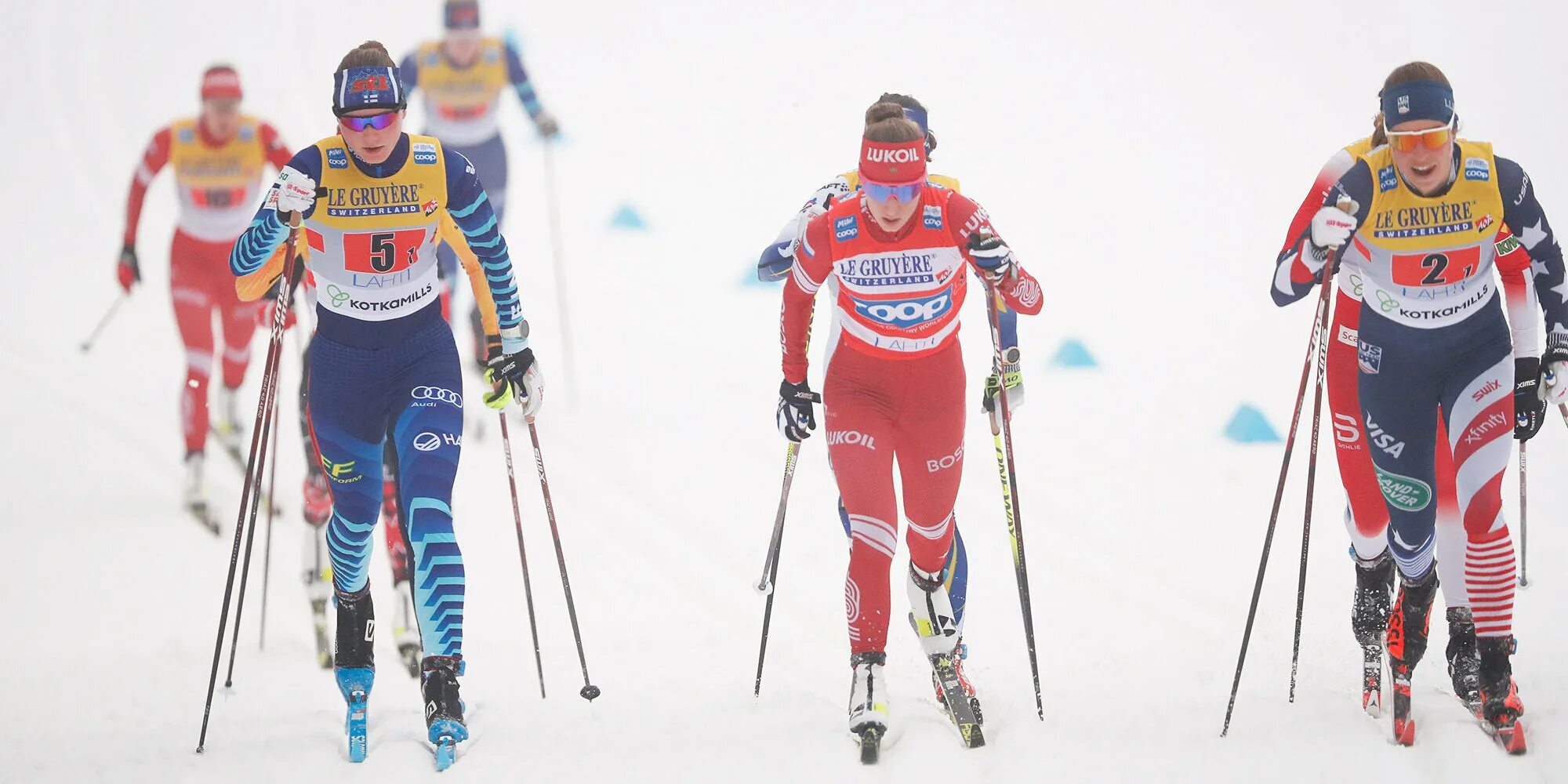 Российские лыжники в Холменколлене. Континентальный Кубок по лыжным гонкам. Юниорки лыжи́ Норвегия. Матч тв лыжи трансляция