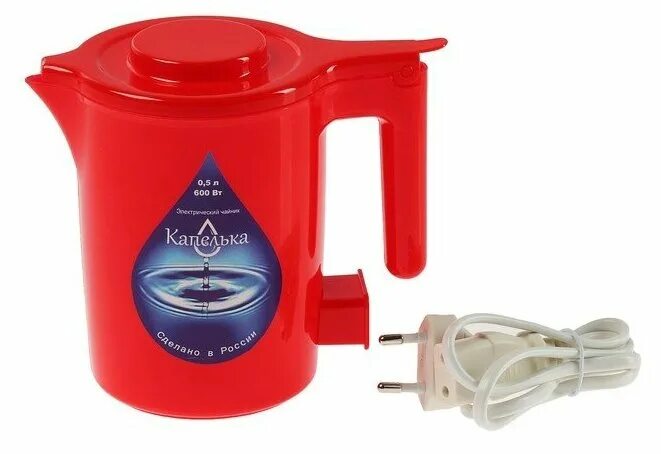электрочайник 004668 капелька 0,5л 600вт синий. , 600вт, синий. чайник электрический капелька 0. чайник 0. 5л 600вт.