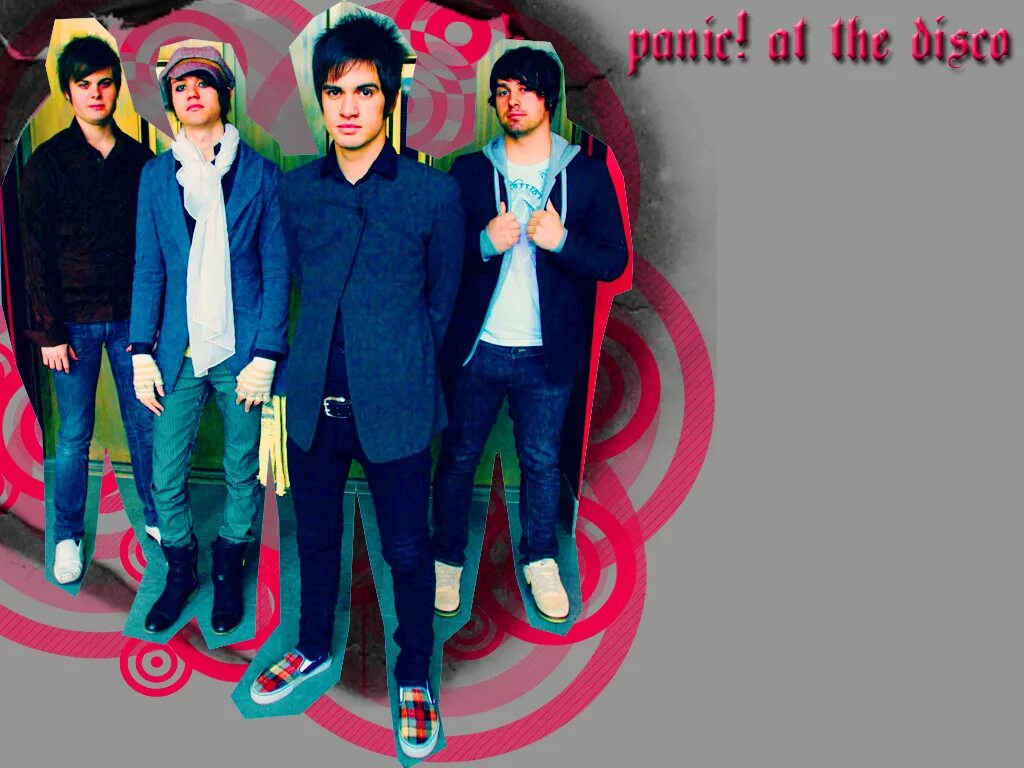 Зе паник. Panic at the Disco. Группа Panic! At the Disco. Panic at the Disco 2008. Panic at the Disco обои.