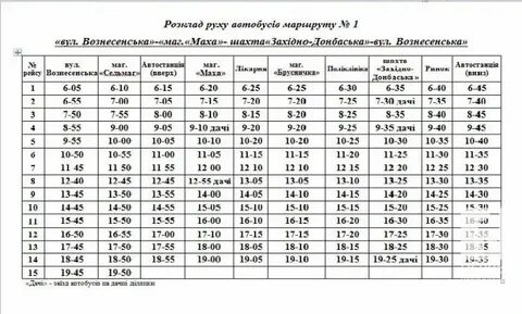 Расписание автобуса 10 1 маршрут