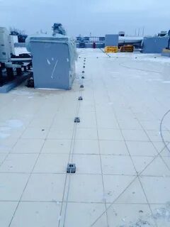 Молниезащита на плоской кровле