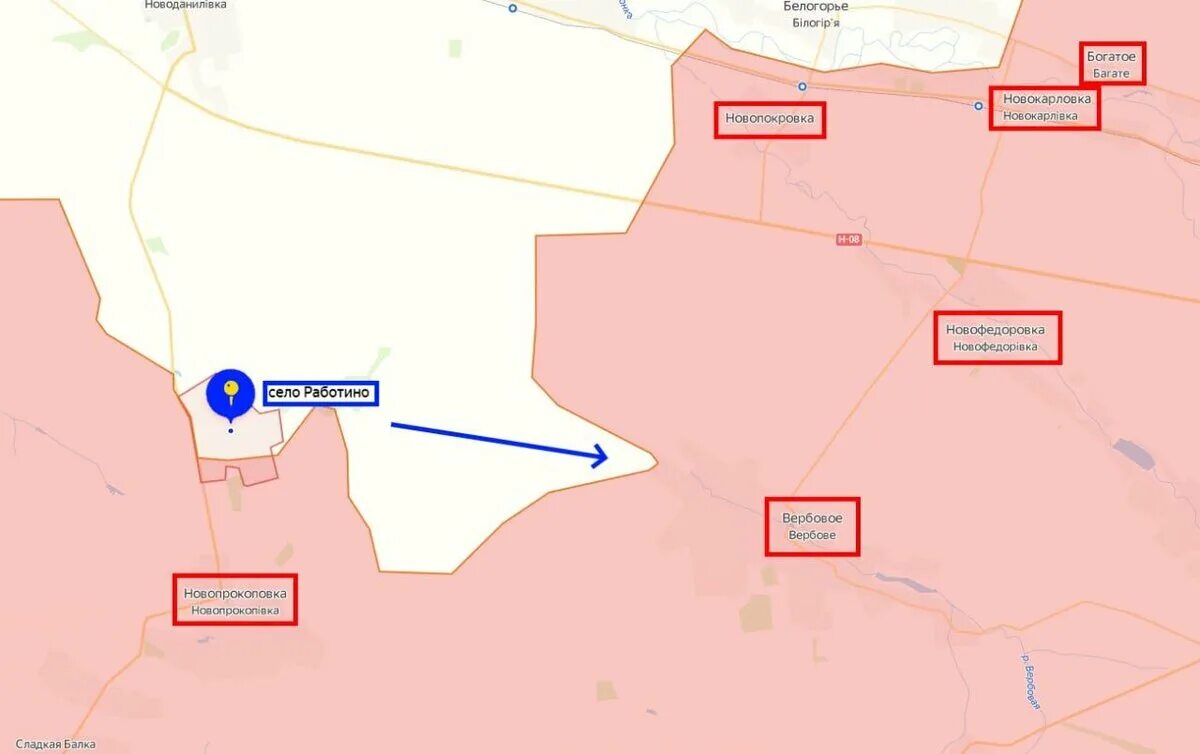 Карта работино запорожская область боевых действий последние. Вербовое Запорожская область на карте. Работино Запорожская область на карте. Село Вербовое и Работино.