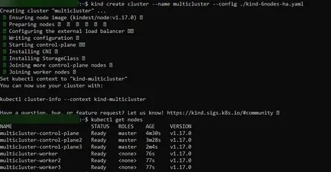 Get cluster