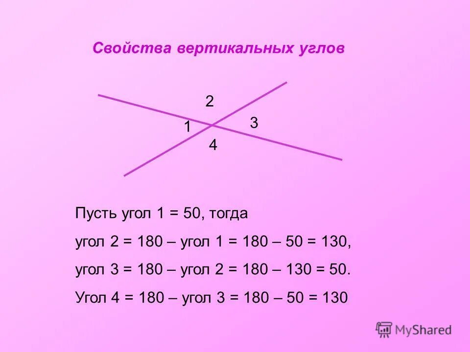 Доказать свойство вертикальных углов. Свойство вертикальных углов доказательство. Вертикальные углы определение и свойства. Теорема о вертикальных углах.