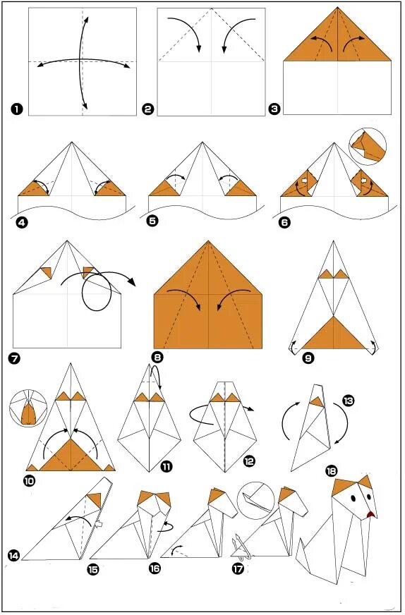 Пошаговое оригами для начинающих. Оригами собачка пошаговая инструкция для детей. Оригами собачка из бумаги пошаговой инструкции. Оригами собачка из бумаги пошаговой инструкции для детей. Оригами собачка из бумаги для детей 2 класс.