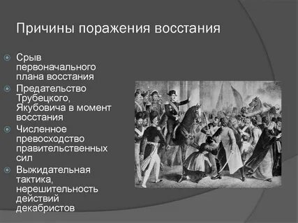 Предпосылки восстания