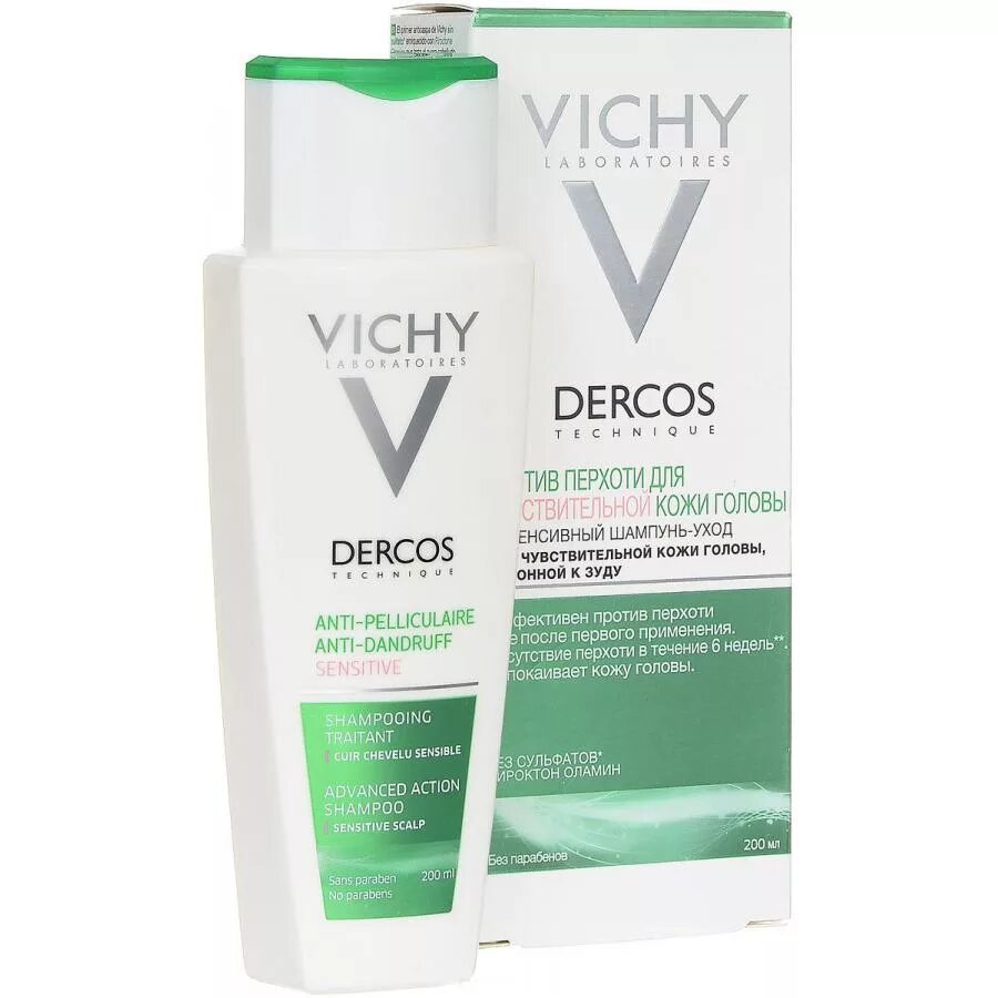 Шампунь для волос Vichy Dercos. Шампунь Dercos от Vichy зеленый. Vichy Dercos шампунь против перхоти 200мл. Vichy шампунь против перхоти для сухой кожи Dercos 200 ml.