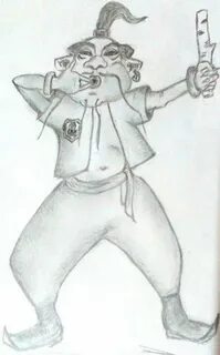 Разбойники рисунок карандашом