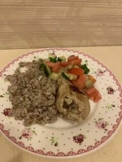 Простая гречка с курицей