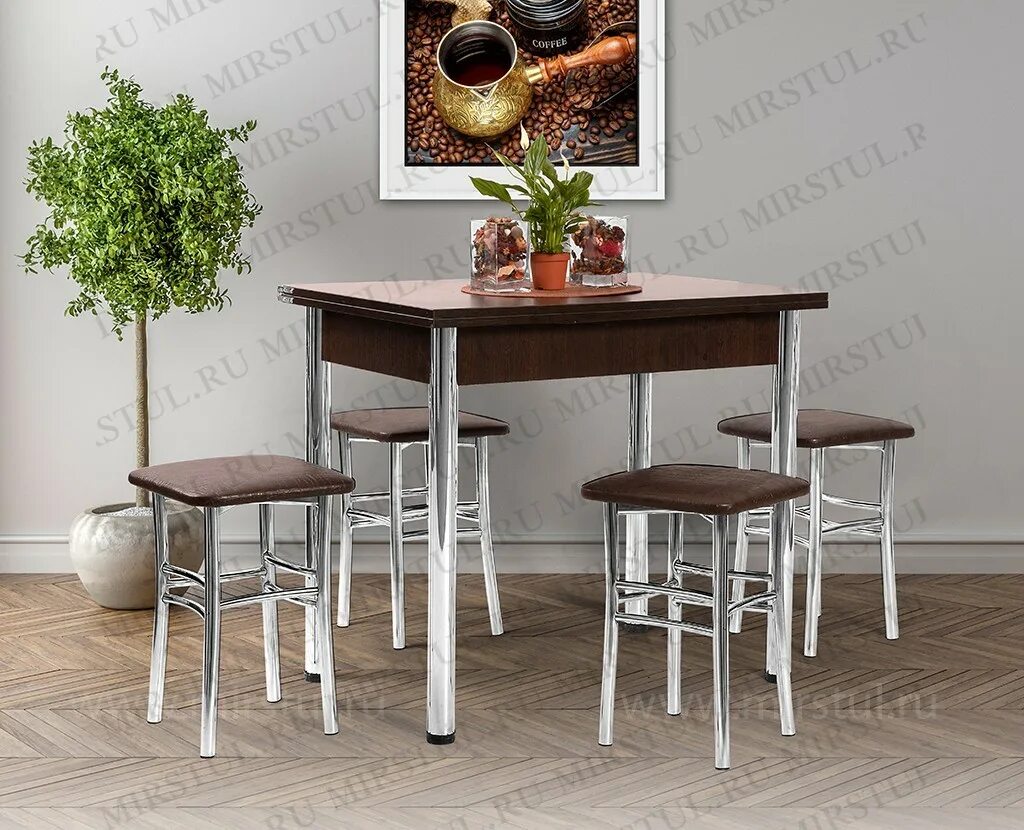 Кухонный стол тамбов. Стол ломберный мир стульев. Кухонный стол с табуретками. Обеденная группа с табуретами для кухни. Обеденная группа для кухни с раздвижным столом.