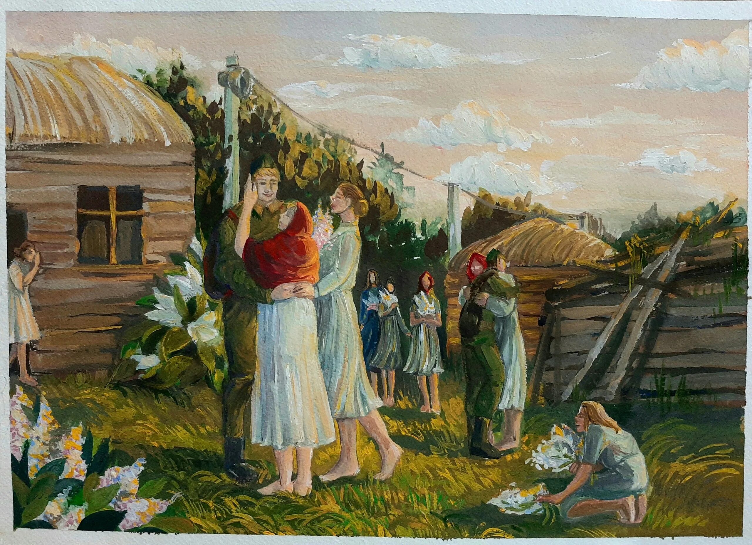 Картина возвращение. С возвращением картинки. Полотна Возвращение. Картина Возвращение домой.