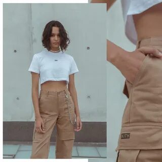 cargo pants and crop top Bought this one and regretted after opening it and...